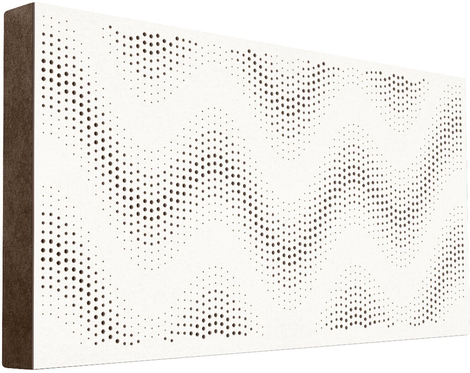 Panou absorbant din lemn Mega Acoustic FiberPRO120 Sinus White/Brown Panou absorbant din lemn