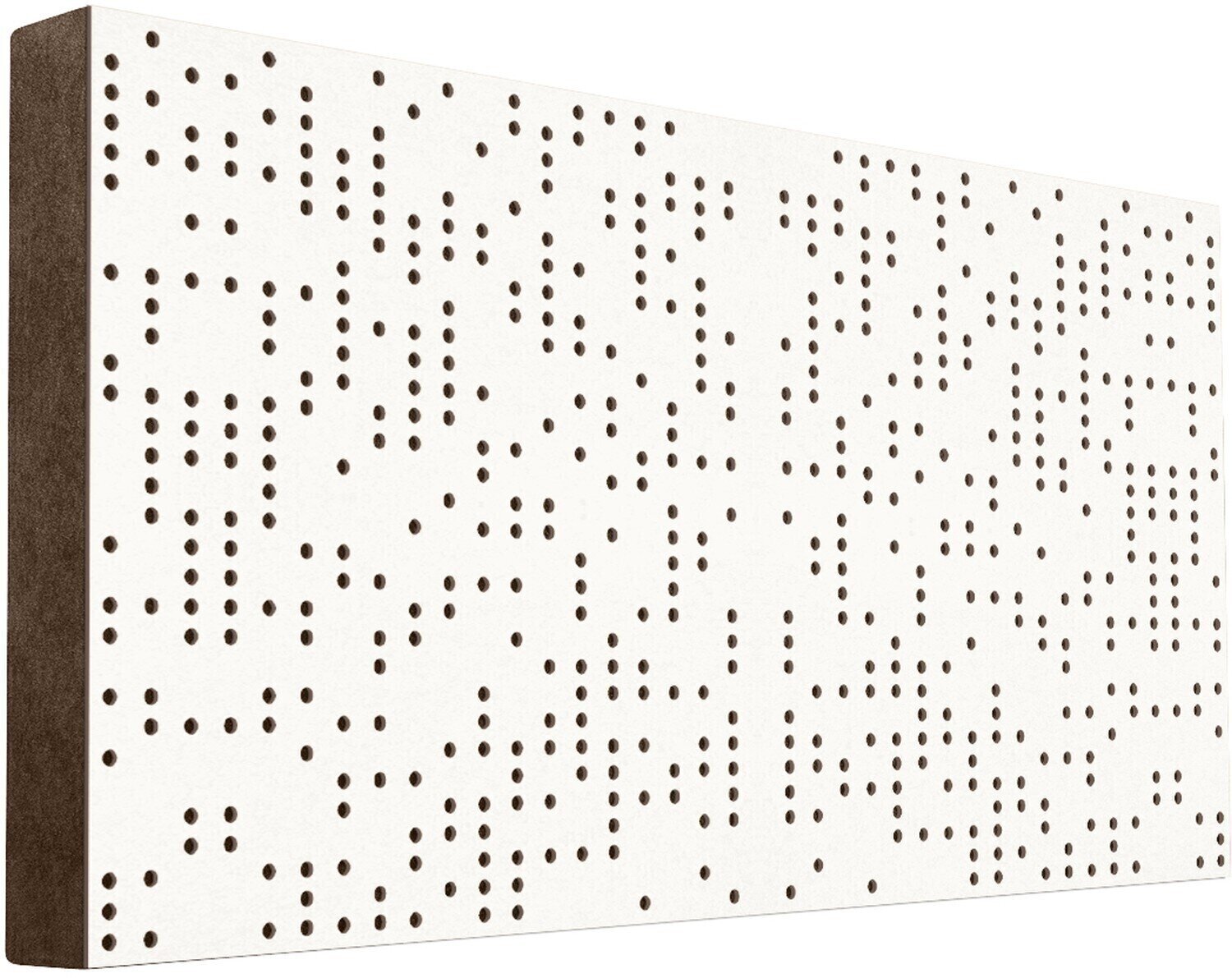 Absorbent wood panel Mega Acoustic FiberPRO120 Binary Diffuser Negative White/Brown Absorbent wood panel