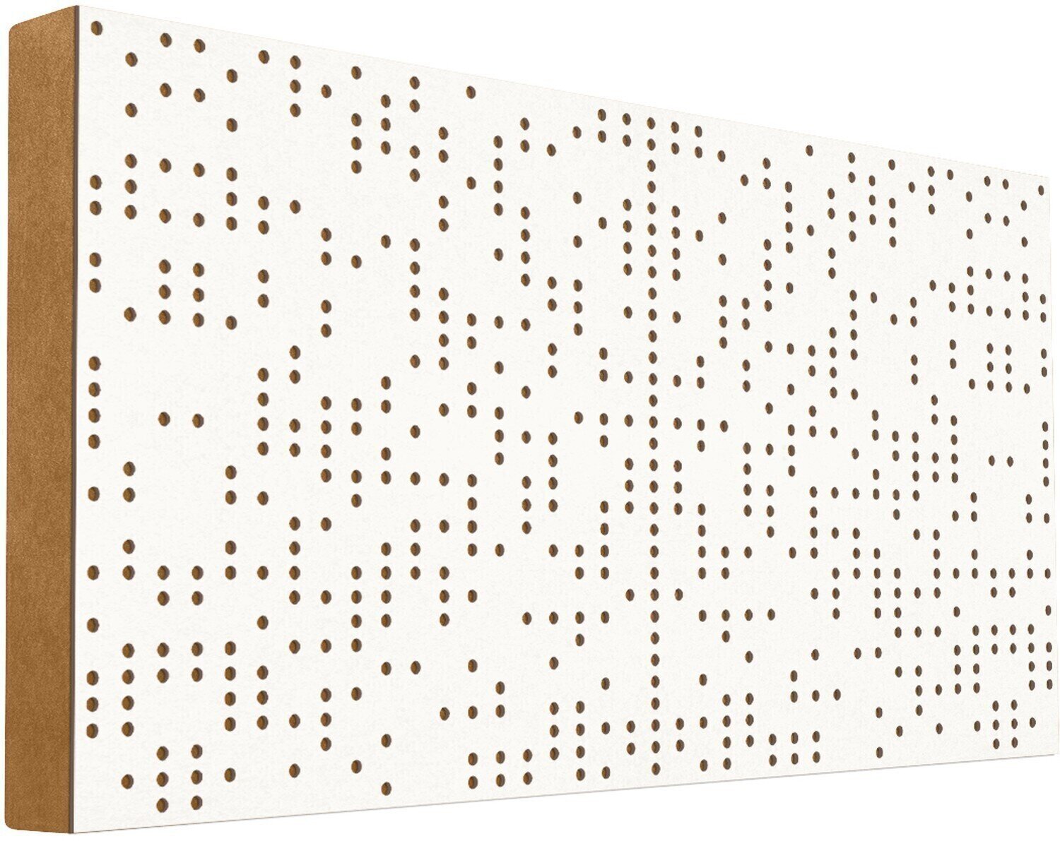 Absorbent wood panel Mega Acoustic FiberPRO120 Binary Diffuser White/Light Brown Absorbent wood panel