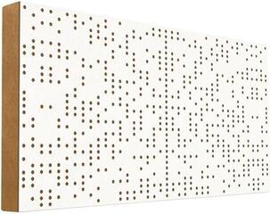 Absorbent wood panel Mega Acoustic FiberPRO120 Binary Diffuser White/Light Brown Absorbent wood panel