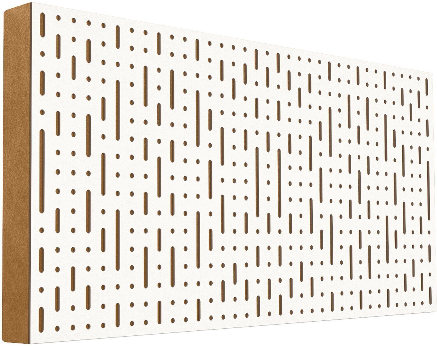 Absorpčný drevený panel Mega Acoustic FiberPRO120 Binary Bean White/Light Brown Absorpčný drevený panel