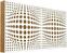 Absorberende træpanel Mega Acoustic FiberPRO120 AcouSphere White/Light Brown Absorberende træpanel