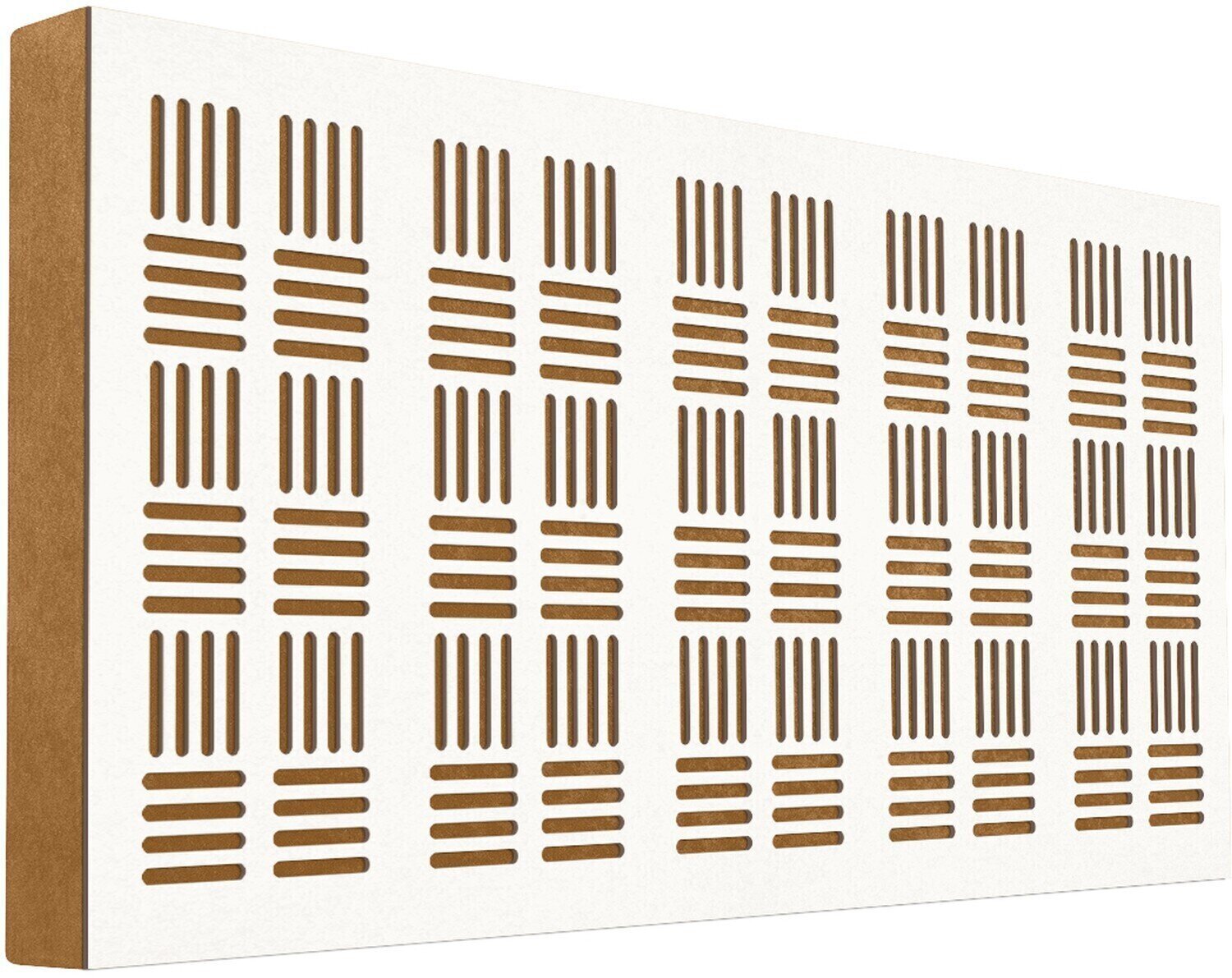 Panel de madera absorbente Mega Acoustic FiberPRO120 Bean White/Light Brown Panel de madera absorbente