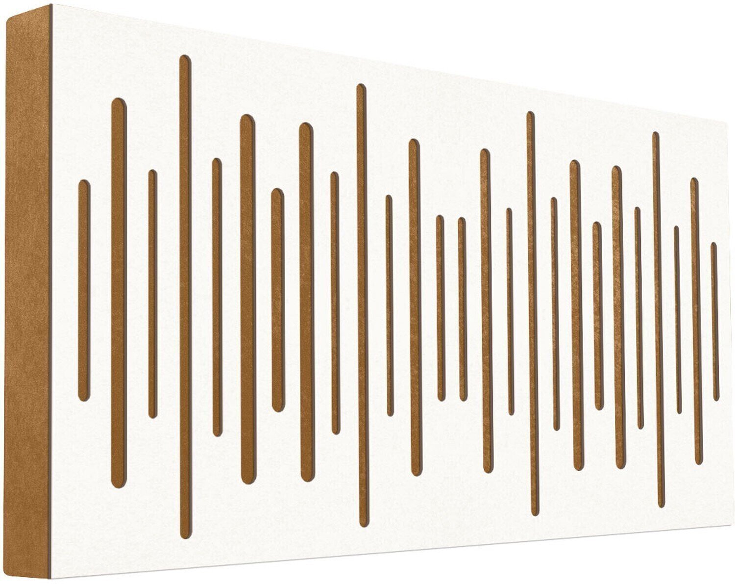 Panneau de bois absorbant Mega Acoustic FiberPRO120 Spectrum White/Light Brown Panneau de bois absorbant