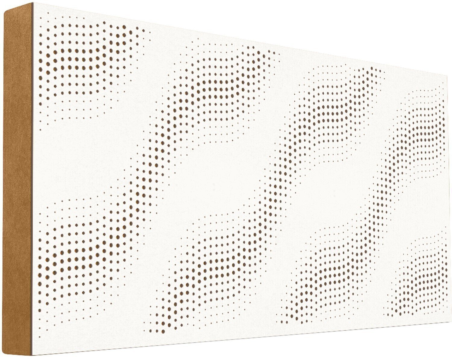 Absorbent Holzplatte Mega Acoustic FiberPRO120 SineWave White/Light Brown Absorbent Holzplatte