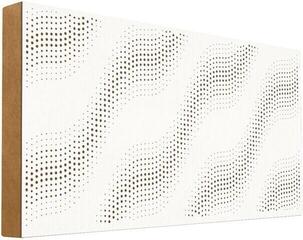 Absorbent leseni panel Mega Acoustic FiberPRO120 SineWave White/Light Brown Absorbent leseni panel