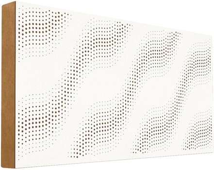 Absorptiepaneel hout Mega Acoustic FiberPRO120 SineWave White/Light Brown Absorptiepaneel hout - 1