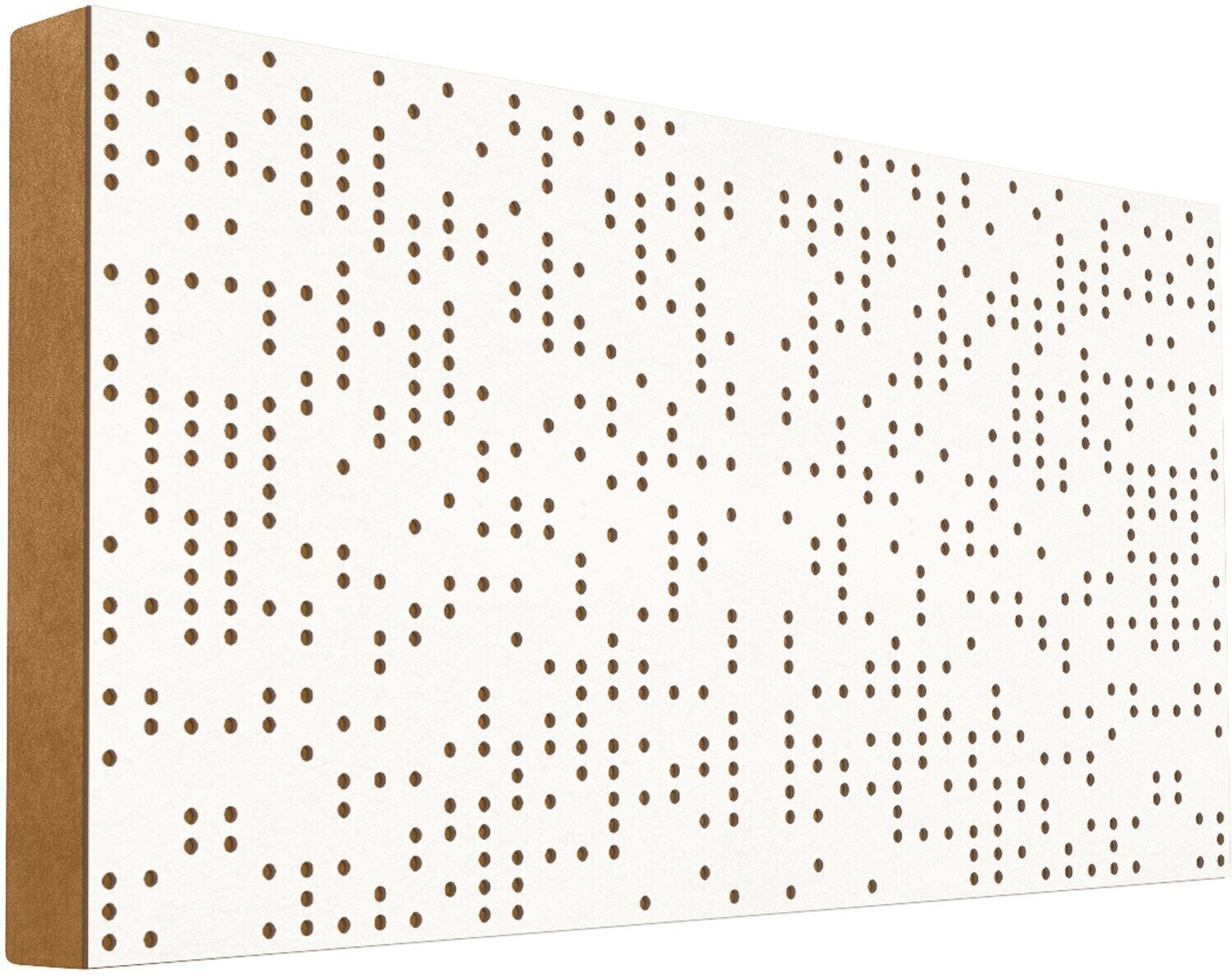 Absorbent wood panel Mega Acoustic FiberPRO120 Binary Diffuser Negative White/Light Brown Absorbent wood panel