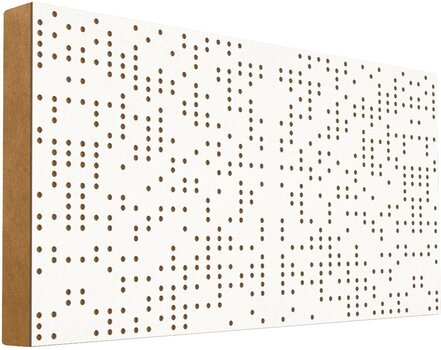 Panneau de bois absorbant Mega Acoustic FiberPRO120 Binary Diffuser Negative White/Light Brown Panneau de bois absorbant - 1