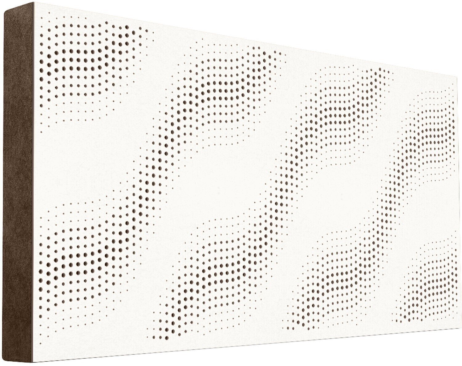 Chłonny panel z drewna Mega Acoustic FiberPRO120 SineWave White/Brown Chłonny panel z drewna