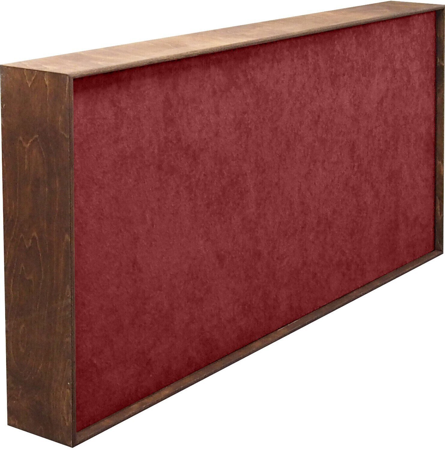 Panneau de bois absorbant Mega Acoustic FiberExcellent120 Walnut/Dark Red Panneau de bois absorbant