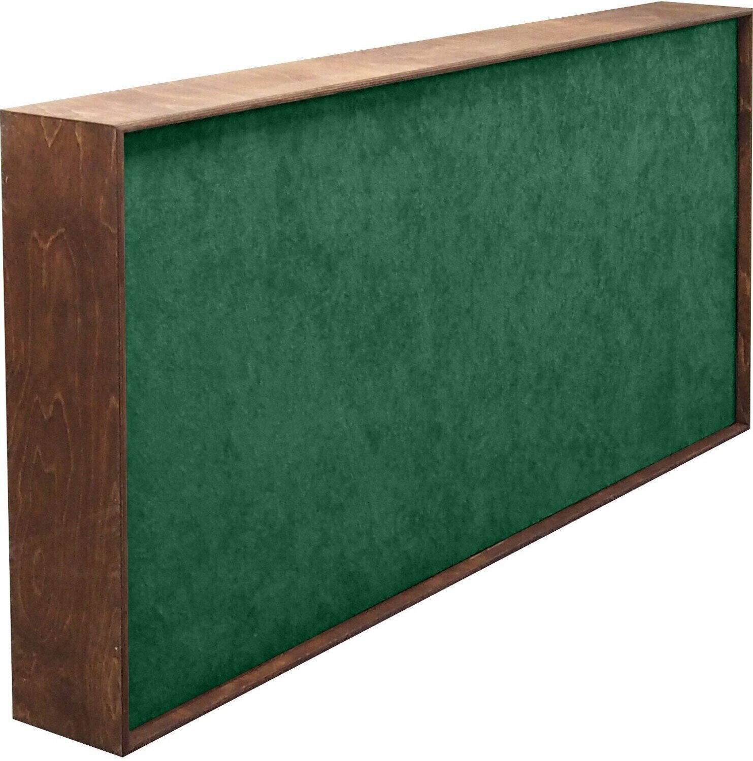 Panneau de bois absorbant Mega Acoustic FiberExcellent120 Walnut/Green Panneau de bois absorbant