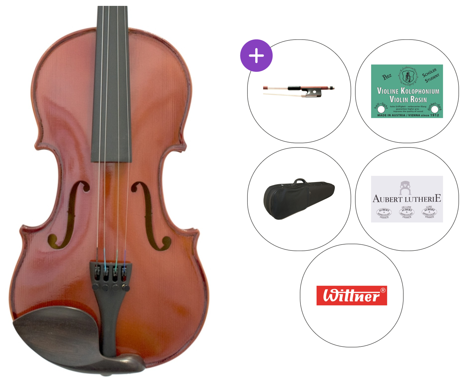 Akustische Violine Petz SPG40VNV-M3 4/4 Akustische Violine