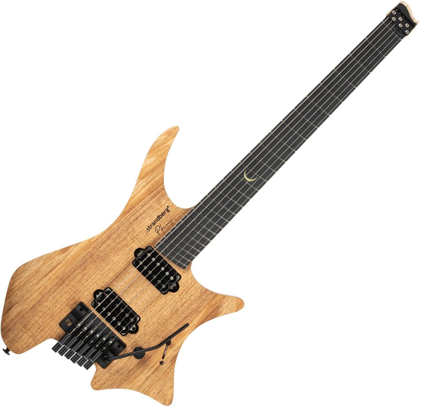 Headless gitara Strandberg Boden NX Plini Edition Neck-Thru Natural Headless gitara