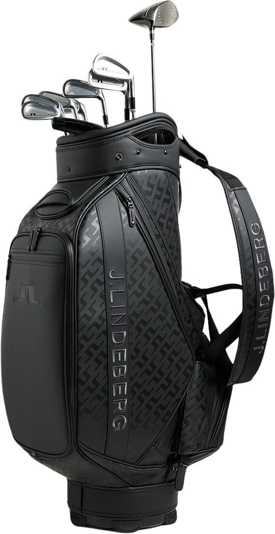 Torba Staff Bag J.Lindeberg Staff Bag Print Black Torba Staff Bag