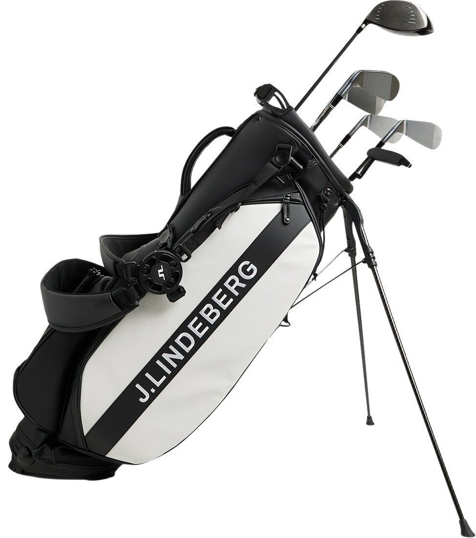 Bolsa de golf con patas J.Lindeberg Play Stand Bag Bolsa de golf con patas Blanco