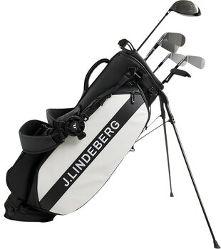 Bolsa de golf con patas J.Lindeberg Play Stand Bag Bolsa de golf con patas Blanco - 1