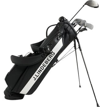 Sac de golf sur pied J.Lindeberg Sunday Stand Golf Bag Sac de golf sur pied White - 1