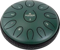 Shamann 6" 11 Notes D5-Major Verde Tongue Drum (Como nuevo)