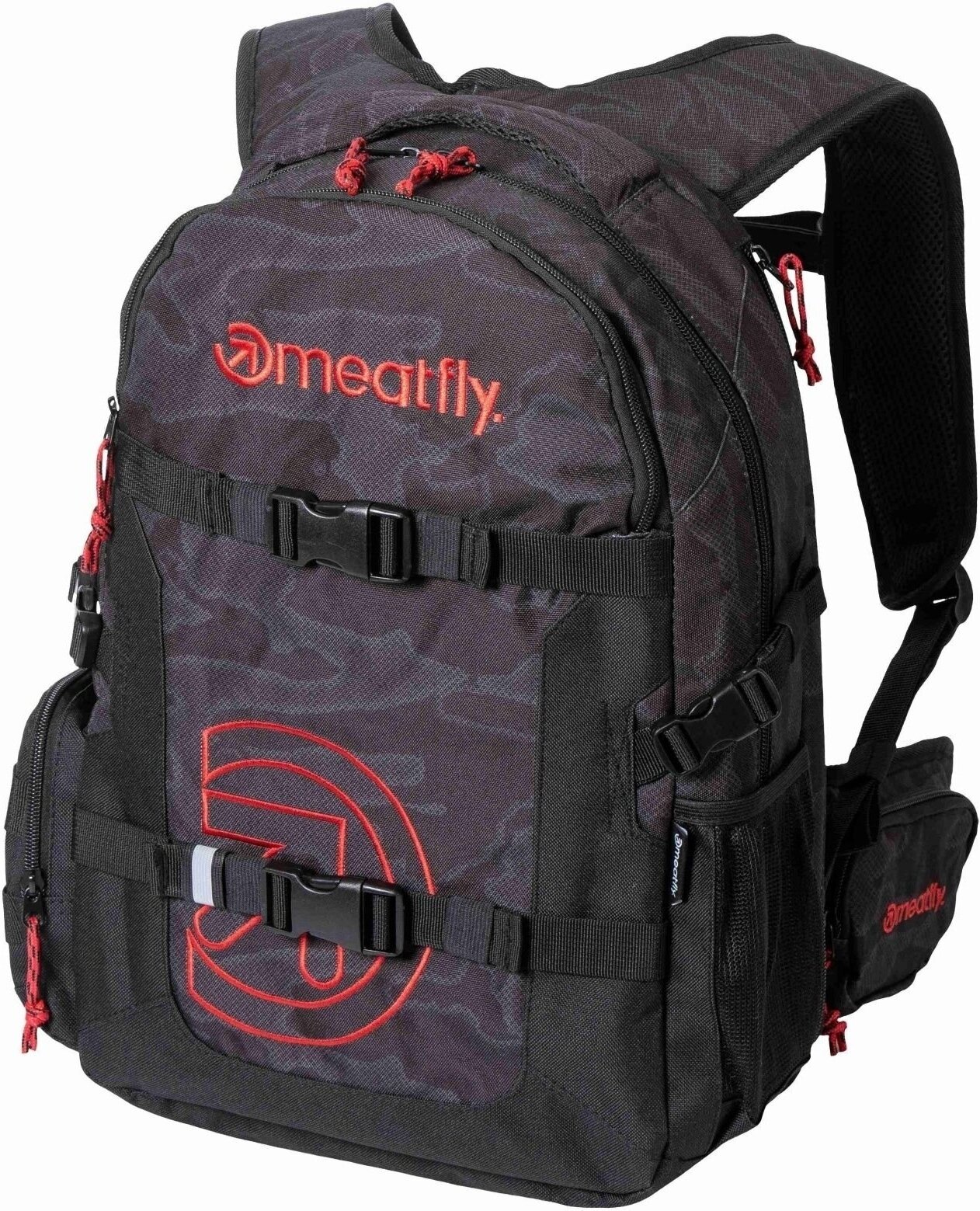 Lifestyle reppu / laukku Meatfly Ramble Backpack Morph Black 26 L Reppu