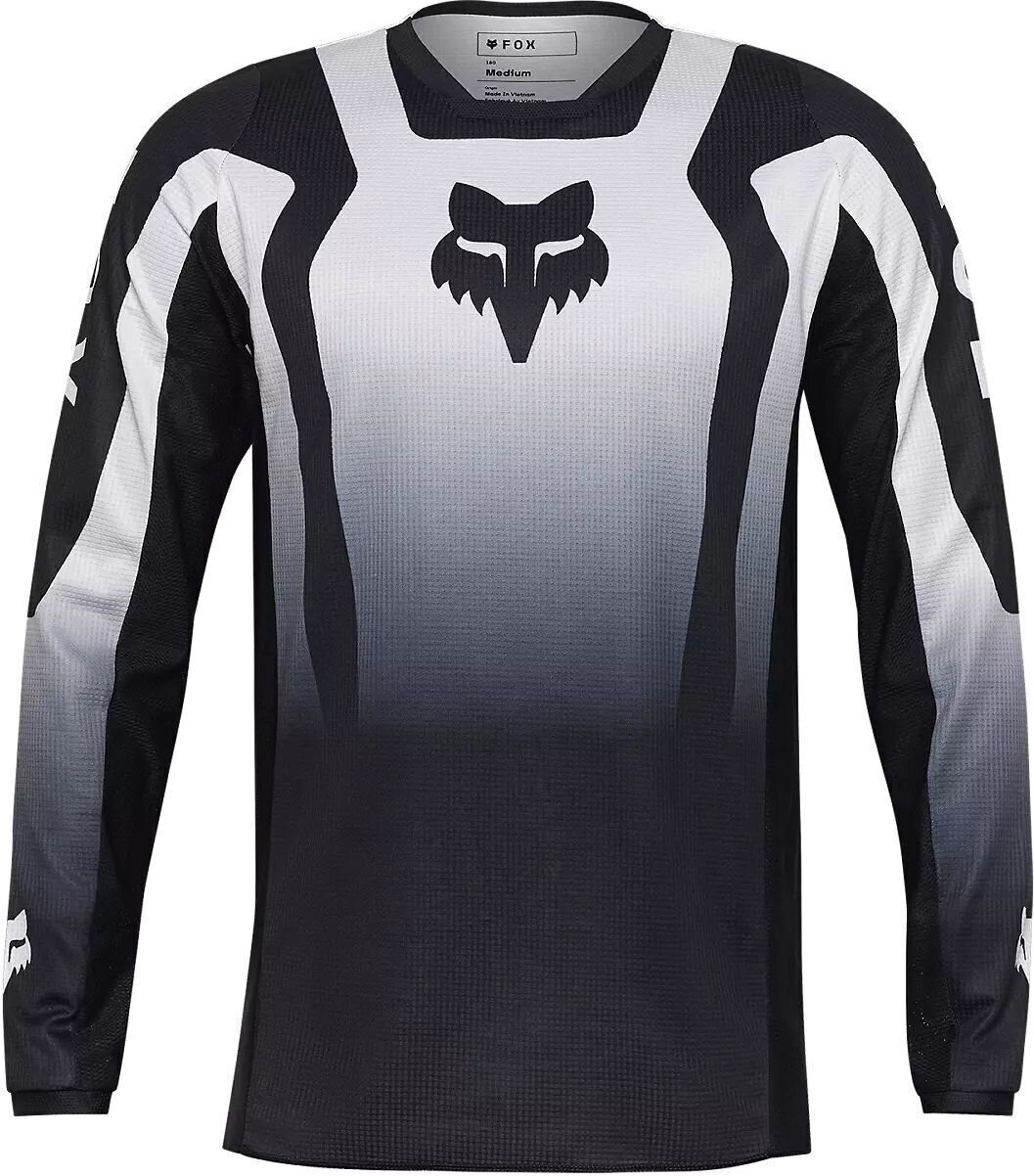 Jersey de motocross FOX 180 Lean Jersey Black/White S Jersey de motocross