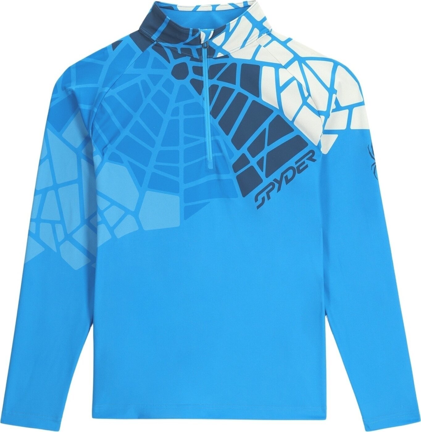 Mikina a tričko Spyder Mens Legacy 1/2 Zip Aether Blue S Svetr