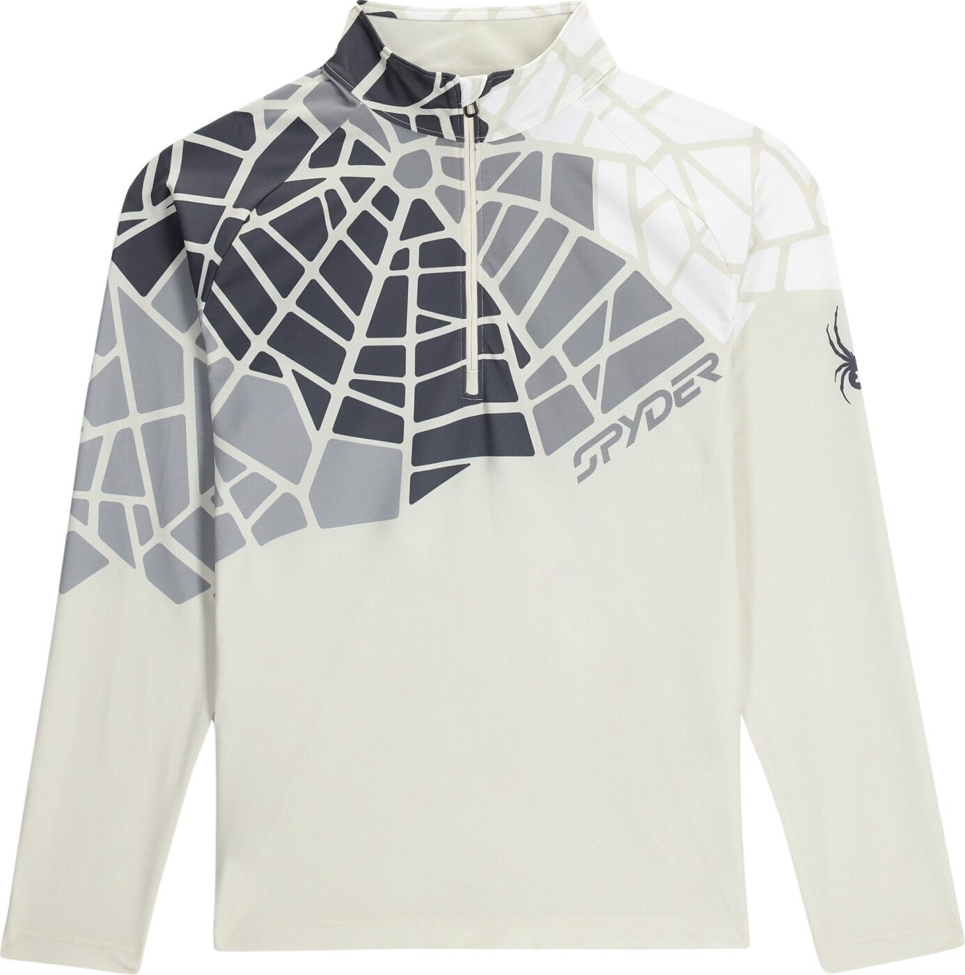 Mikina a tričko Spyder Mens Legacy 1/2 Zip Vanila Latte S Svetr