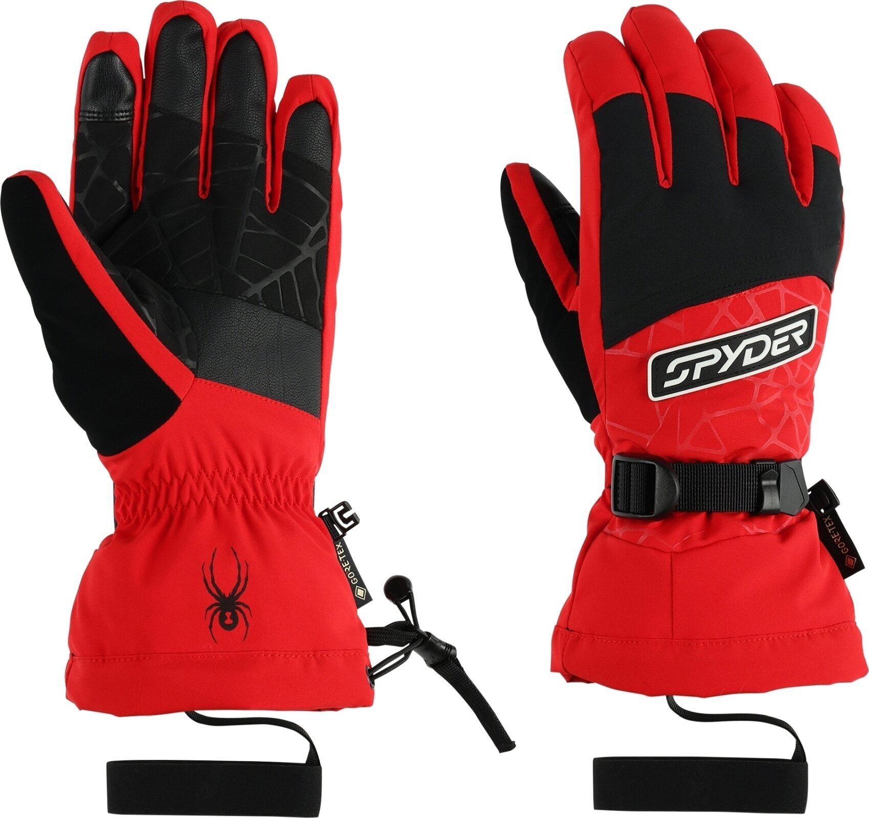 Guanti da sci Spyder Mens Overweb GTX Spyder Red S Guanti da sci