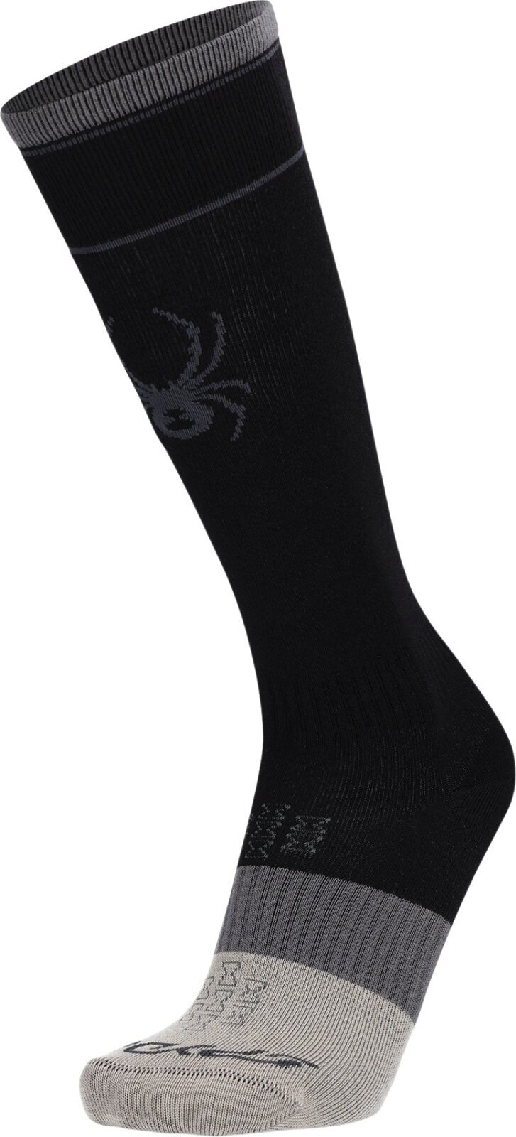 Ski Socks Spyder Mens Pro Liner Black M Ski Socks