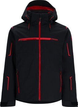 Skijakke Spyder Mens Titan Black M Skijakke - 1