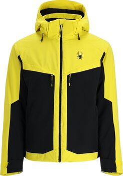 Ски яке Spyder Mens Copper Acid Yellow M Ски яке - 1