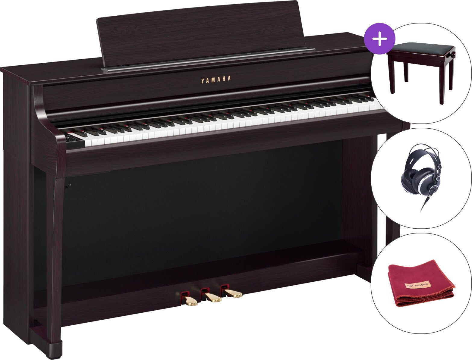 Digital Piano Yamaha CLP-845 R SET Digital Piano Rosewood