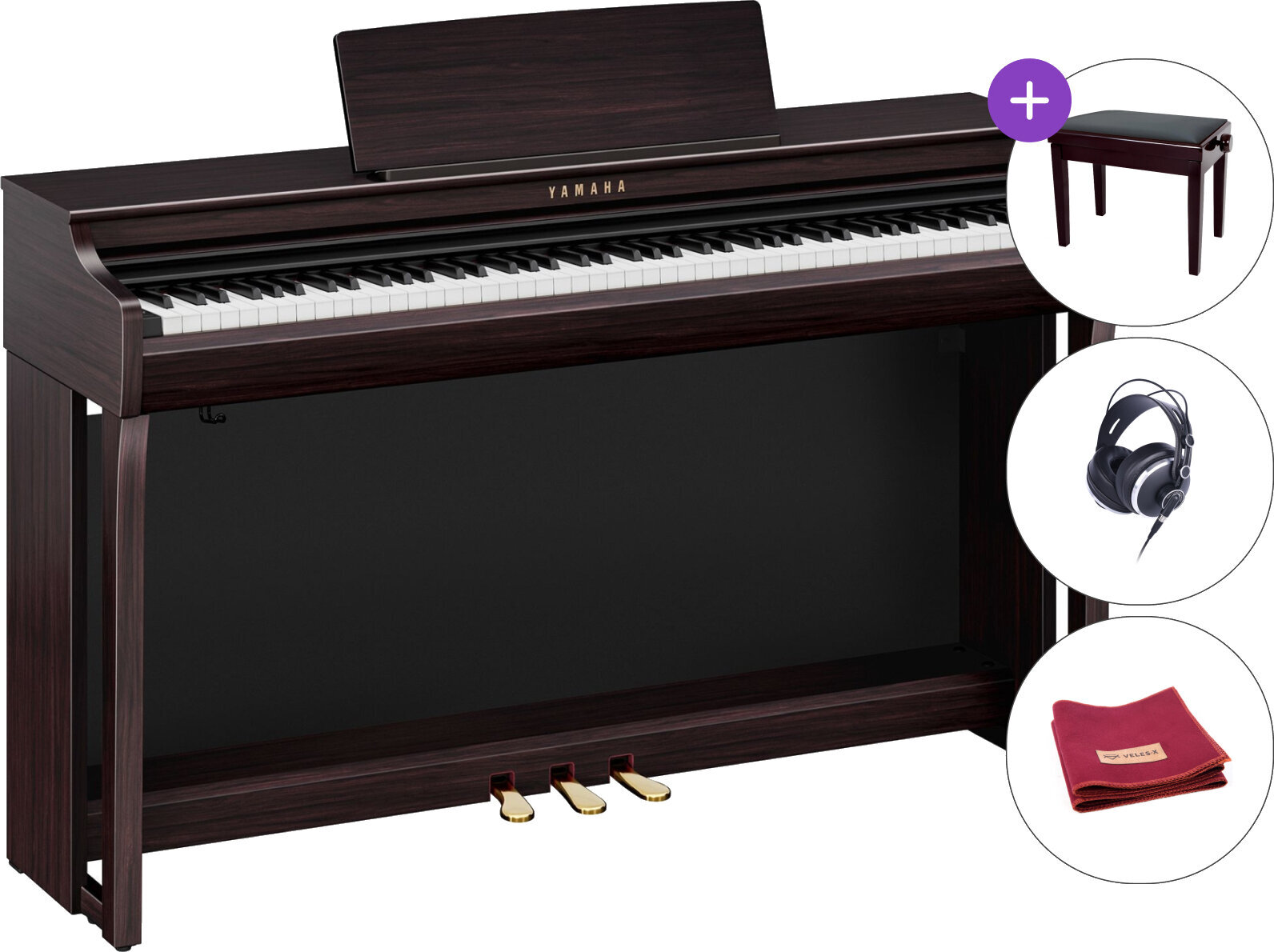 Digital Piano Yamaha CLP-825 R SET Digital Piano Rosewood