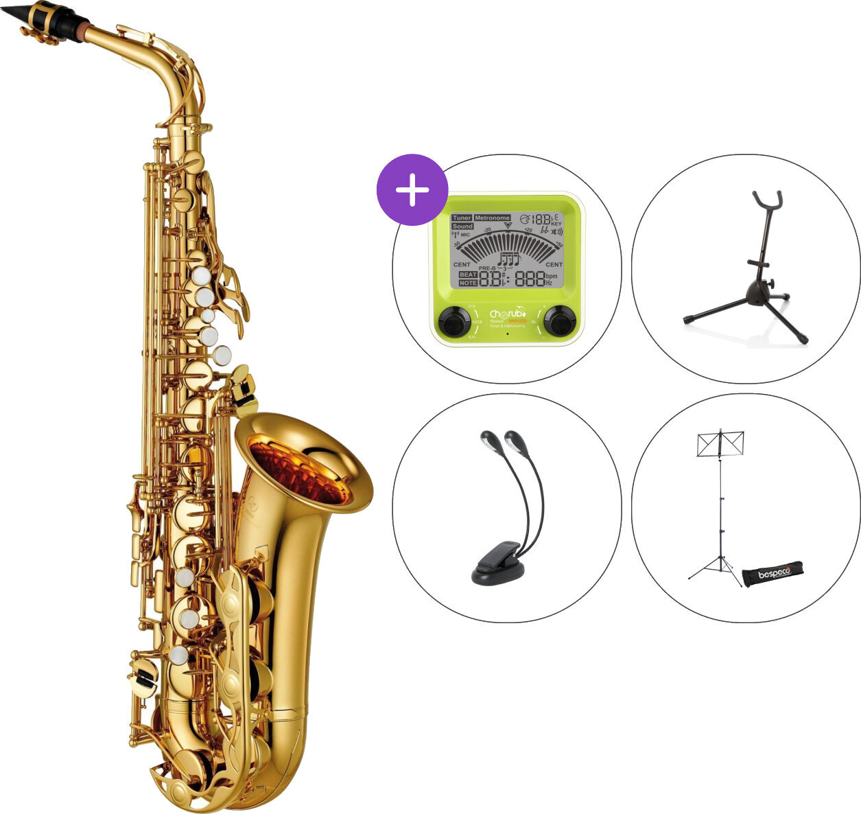 Alto saxophone Yamaha YAS280 SET Alto saxophone