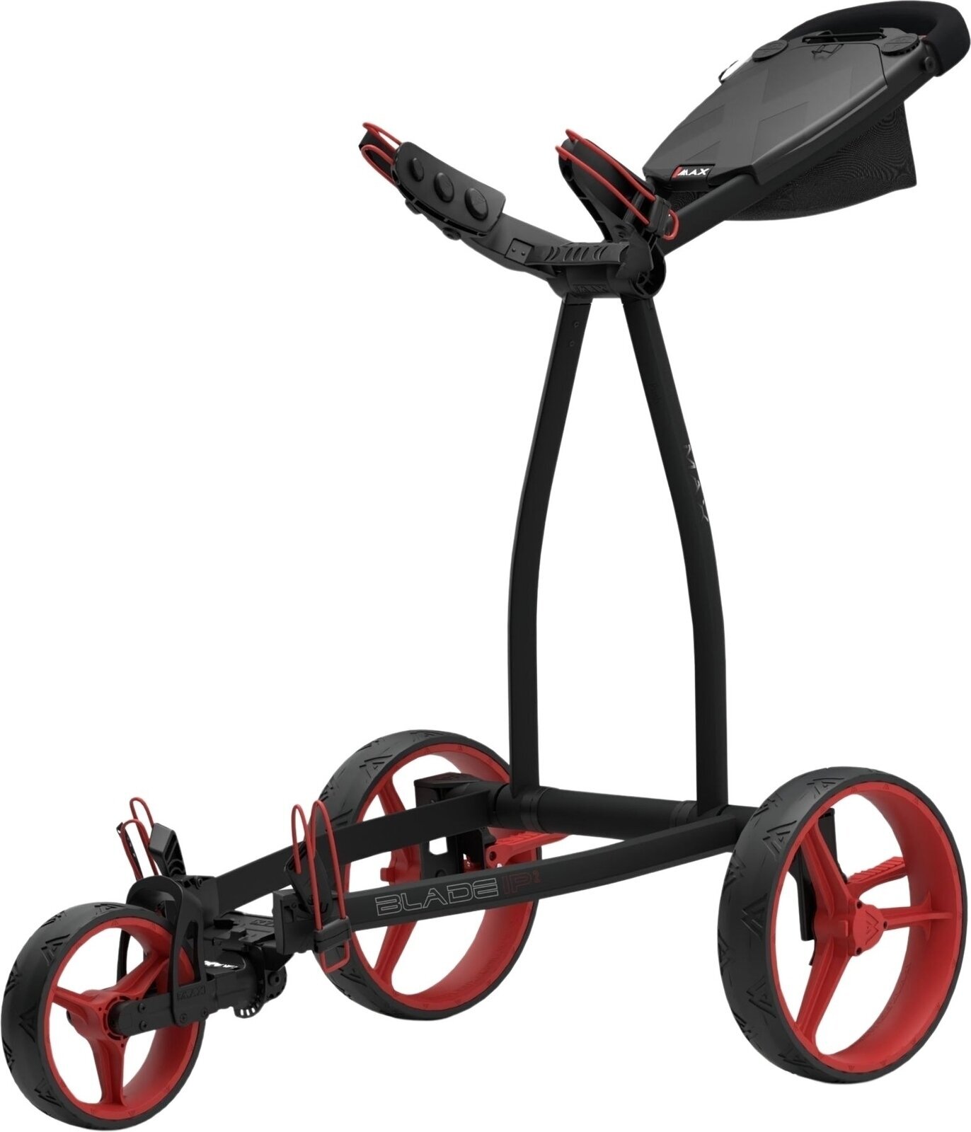 Manuaalinen golfkärry Big Max Blade IP 2.0 Black/Red Manuaalinen golfkärry