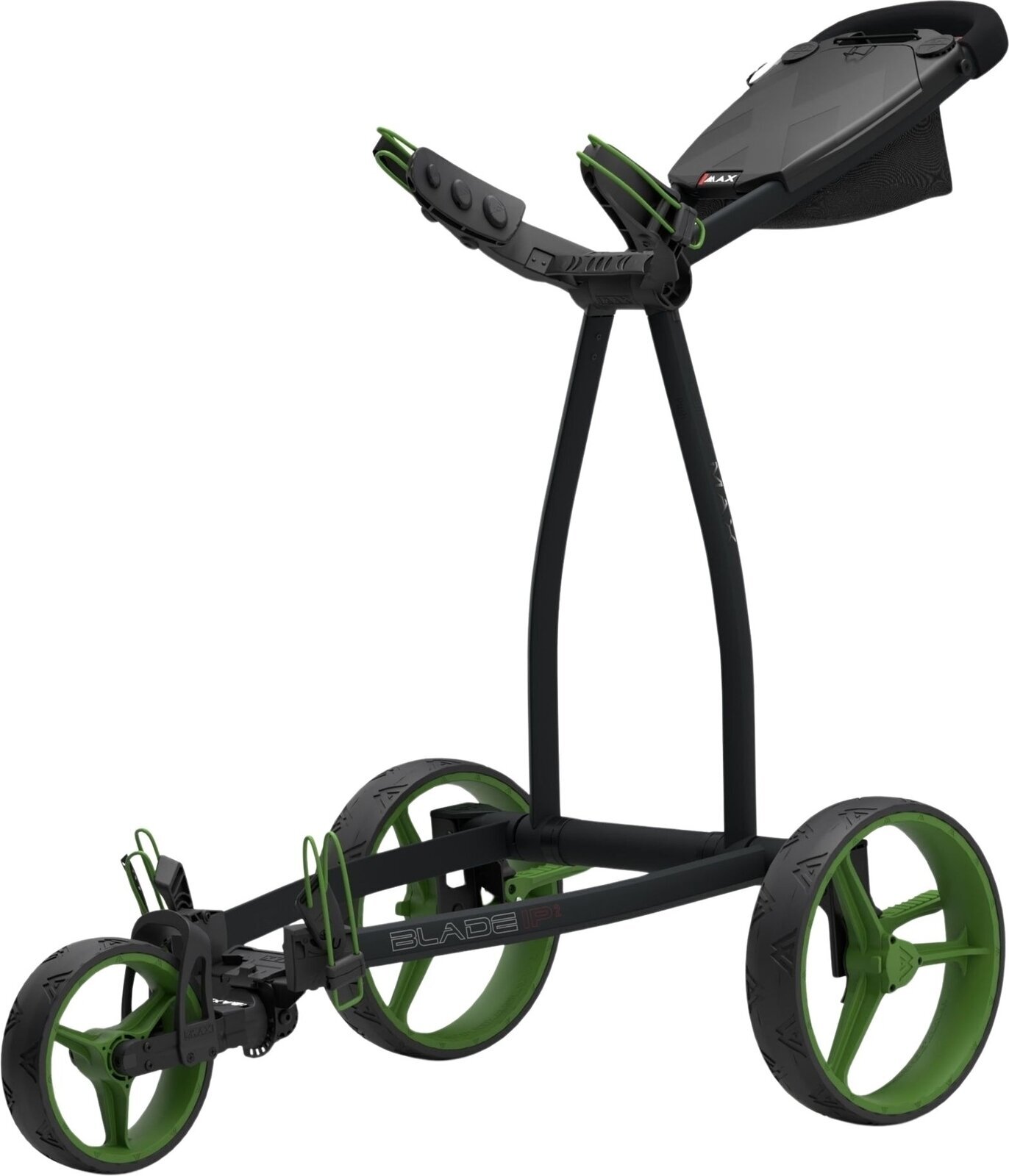 Manuaalinen golfkärry Big Max Blade IP 2.0 Black/Lime Manuaalinen golfkärry