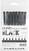 Penna tecnica Copic 65.5223 Set di fodere Black 8 pezzi