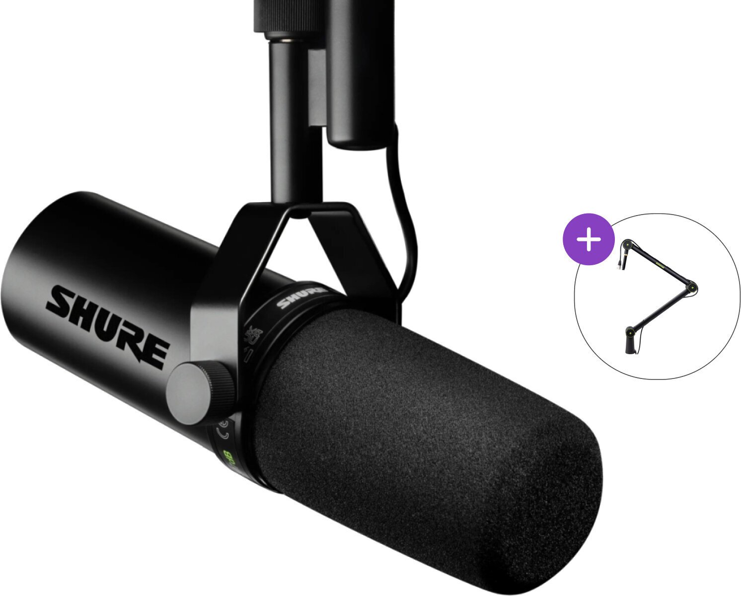 Podcastový mikrofón Shure SM7DB SET Podcastový mikrofón