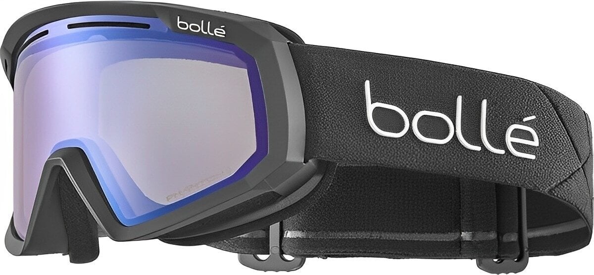 Occhiali da sci Bollé Y7 OTG Black Matte Phantom Plus/Blue Semi Polarized Photochromic Occhiali da sci