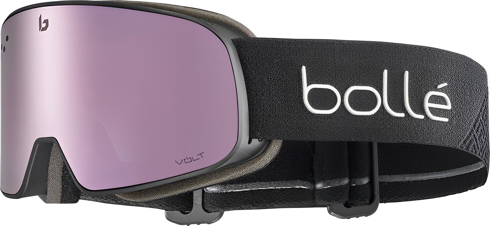 Ski Goggles Bollé Nevada Small Black Matte/Volt Pink Ski Goggles