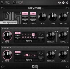 Plug-Ins för effekter Strymon DIG (Digital produkt)