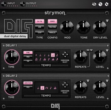 Štúdiový softwarový Plug-In efekt Strymon DIG (Digitálny produkt) - 1