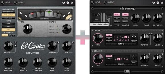 Tonstudio-Software Plug-In Effekt Strymon Echo Bundle: El Capistan & DIG (Digitales Produkt) - 1