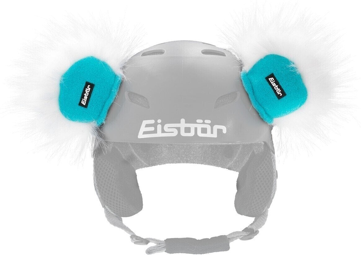 Lyžařská helma Eisbär Teddy Ears White/Sky Blue UNI Lyžařská helma