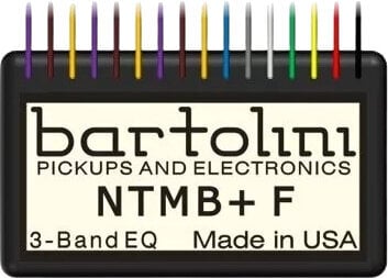 Baskytarový předzesilovač Bartolini NTMB+F 3-Band EQ Preamp Module Baskytarový předzesilovač