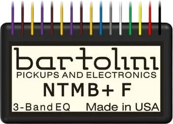 Basszusgitár előerősítő Bartolini NTMB+F 3-Band EQ Preamp Module Basszusgitár előerősítő - 1