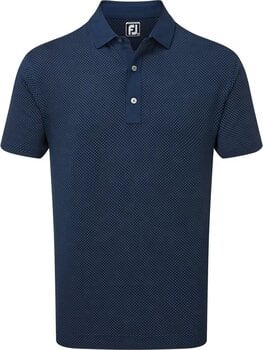 Риза за поло Footjoy Jacquard Dot Navy/White L Риза за поло - 1