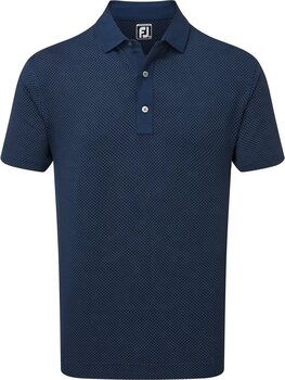 Polo košile Footjoy Jacquard Dot Navy/White M Polo košile - 1