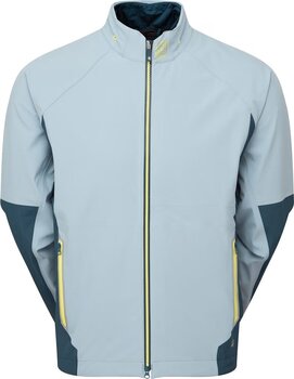 Vandtæt jakke Footjoy HydroTour Slate/Navy/Primrose L Vandtæt jakke - 1