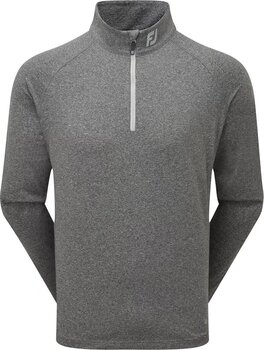 Hoodie/Sweater Footjoy Brushed Back Black L Sweatshirt - 1